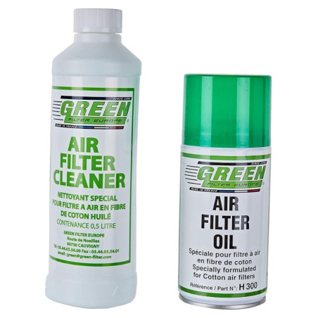 Kit d'Entretien et Nettoyage pour Filtre à Air Green