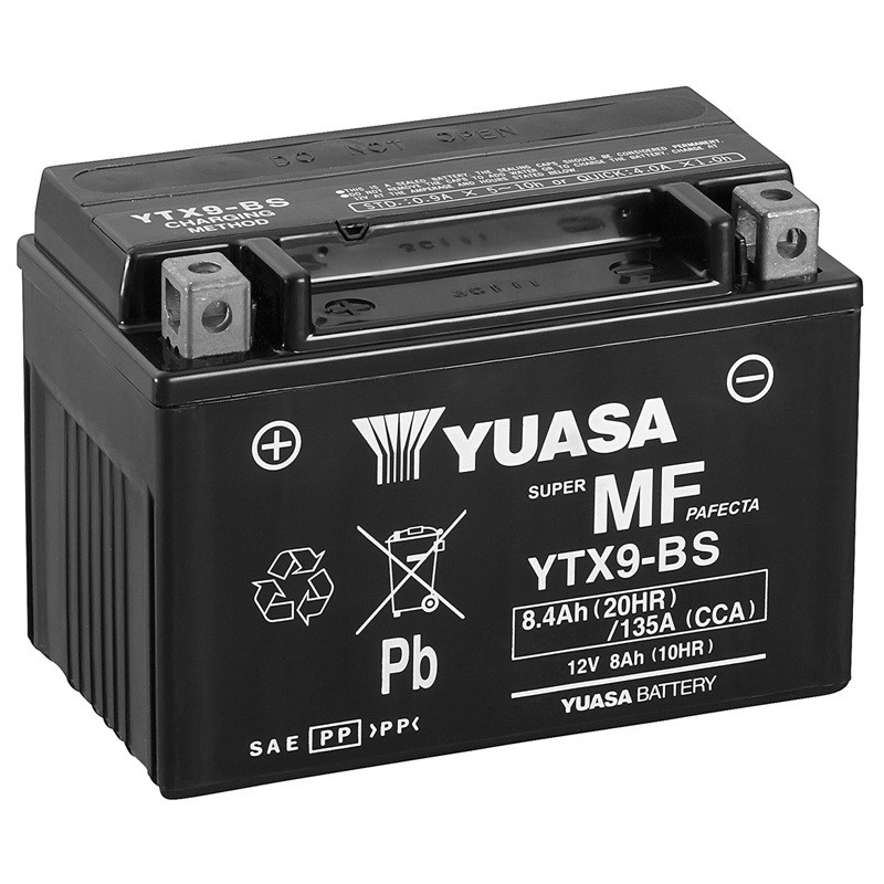 Batterie YUASA YTX9-BS 12 Volts 8.4 Ah
