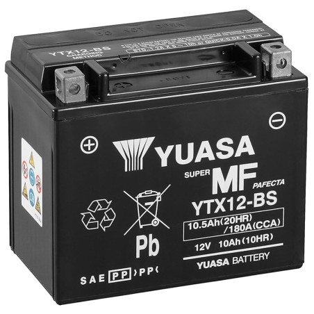 Batterie YUASA YTX12-BS 12 Volts 10 Ah