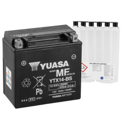 Batterie YUASA YTX14-BS 12 Volts 12.6 Ah