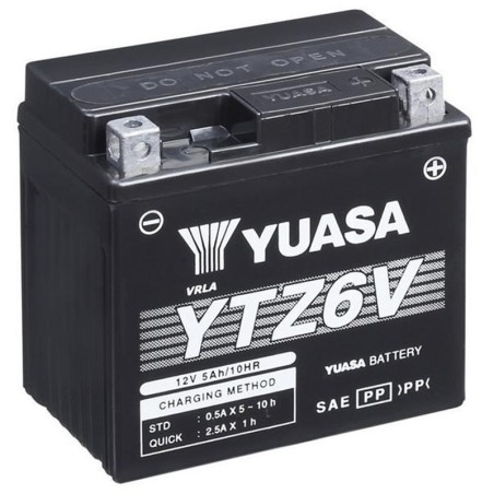 Batterie YUASA YTZ6V 12 Volts 5 Ah