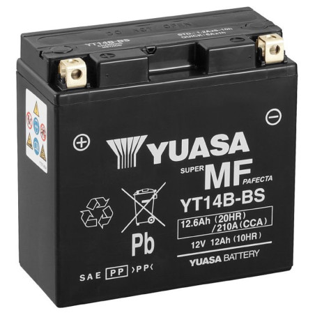 Batterie YUASA YT14B-BS 12 Volts 12.6 Ah