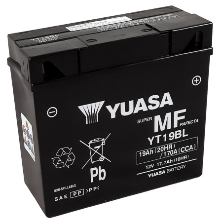 Batterie YUASA YT19BL FA 12 Volts 19 Ah