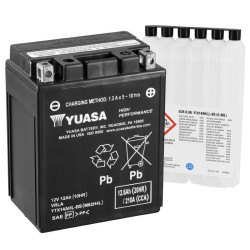 Batterie YUASA YTX14AH-BS 12 Volts 12.6 Ah