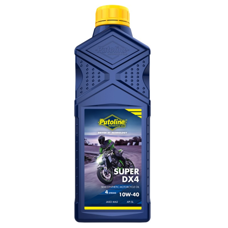 Huile Moteur 4T Putoline Super DX4 Semi Synthétique 10W40 - Bidon de 1 Litres