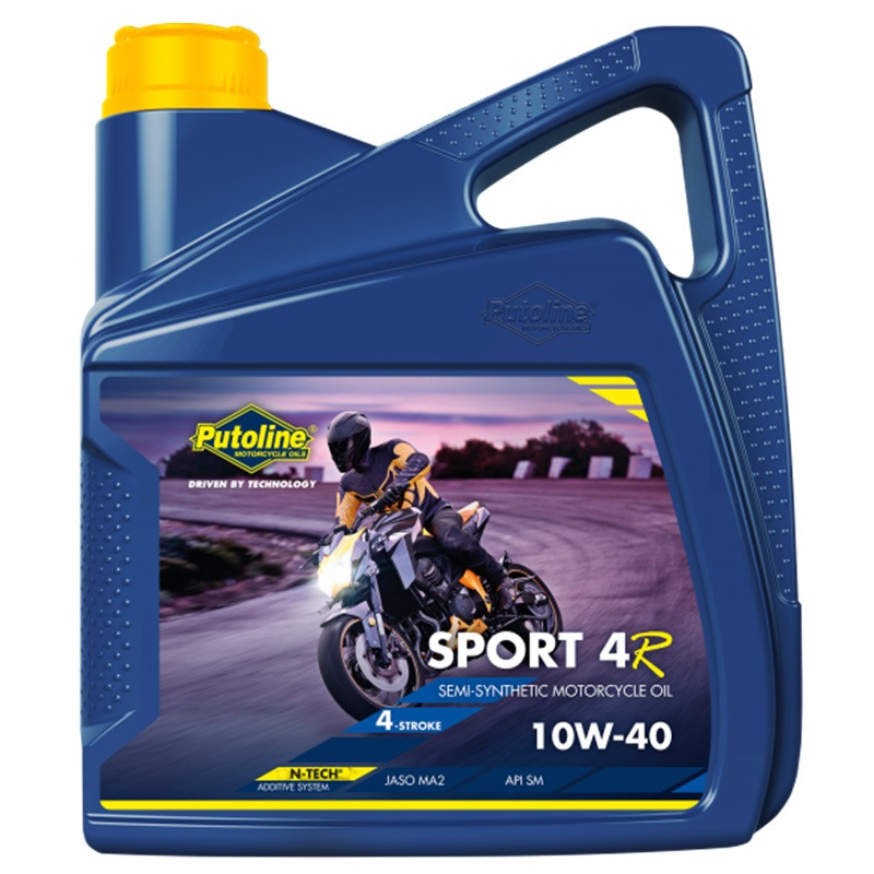 Huile Moteur 4T Putoline Sport 4R Semi Synthétique 10W40 - Bidon de 4 Litres