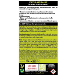 Dégraissant Chaine Surpuissant GS27 Moto - 500 ml