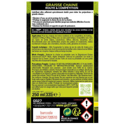 Graisse Chaine Route & Compétition GS27 Moto - 250 ml