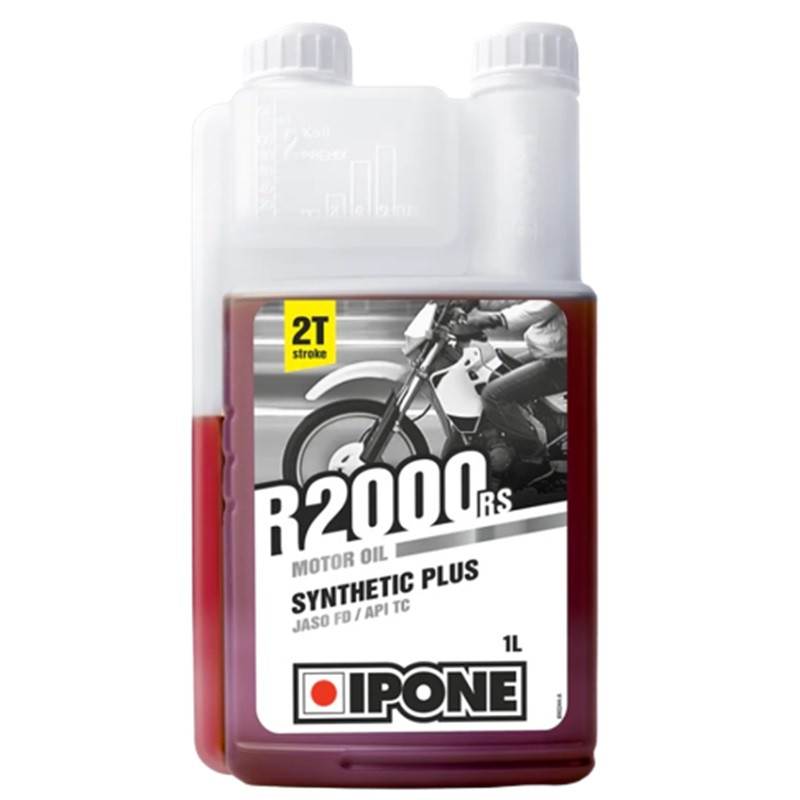 Huile Moteur 2T IPONE R2000 RS Semi Synthétique - Bidon de 1 Litre