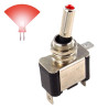 Interrupteur à Levier 2 Positions ON-OFF avec Voyant LED Rouge