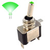Interrupteur à Levier 2 Positions ON-OFF avec Voyant LED Vert
