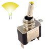 Interrupteur à Levier 2 Positions ON-OFF avec Voyant LED Jaune