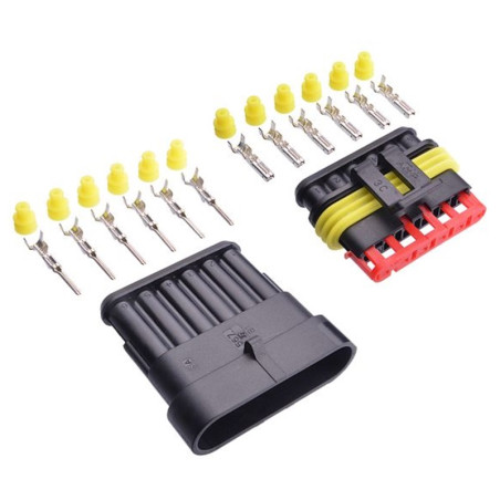 Connecteur Électrique Étanche 6 contacts