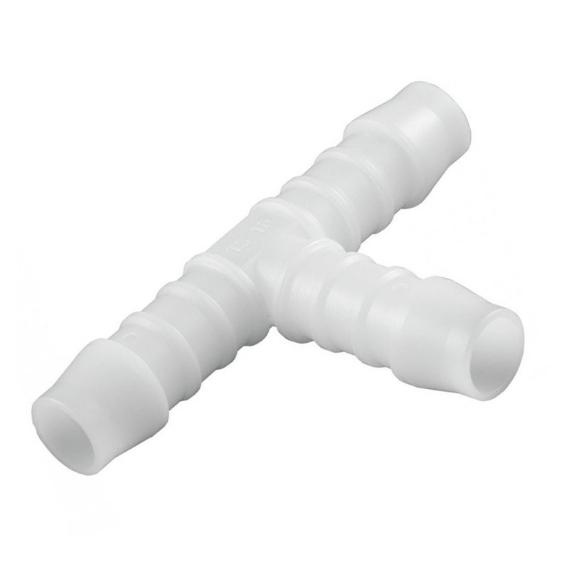 Raccord en T Plastique Blanc pour Durite Ø 6 mm
