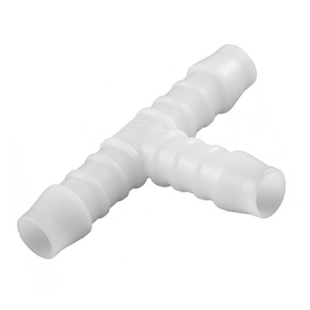 Raccord en T Plastique Blanc pour Durite Ø 8 mm