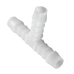 Raccord en T Plastique Blanc pour Durite Ø 8 mm