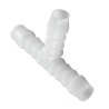 Raccord en T Plastique Blanc pour Durite Ø 8 mm