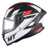 Casque Intégral MT Helmets Stinger 2 Zivze Noir / Blanc / Rouge Mat