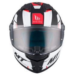 Casque Intégral MT Helmets Stinger 2 Zivze Noir / Blanc / Rouge Mat