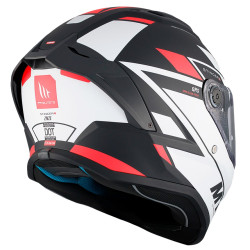 Casque Intégral MT Helmets Stinger 2 Zivze Noir / Blanc / Rouge Mat