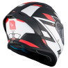 Casque Intégral MT Helmets Stinger 2 Zivze Noir / Blanc / Rouge Mat