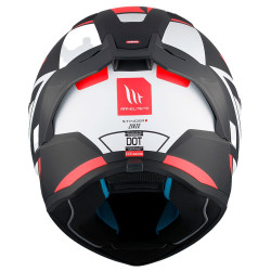 Casque Intégral MT Helmets Stinger 2 Zivze Noir / Blanc / Rouge Mat