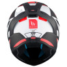 Casque Intégral MT Helmets Stinger 2 Zivze Noir / Blanc / Rouge Mat