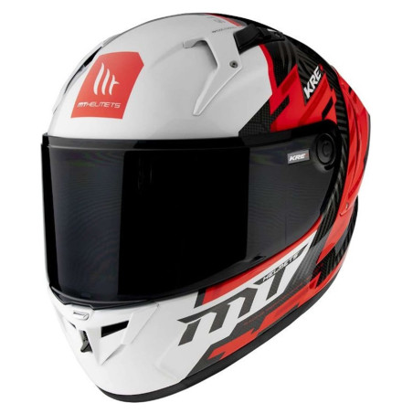 Casque Intégral MT Helmets KRE+ Brush A5 Rouge Brillant