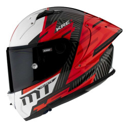 Casque Intégral MT Helmets KRE+ Brush A5 Rouge Brillant