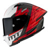 Casque Intégral MT Helmets KRE+ Brush A5 Rouge Brillant