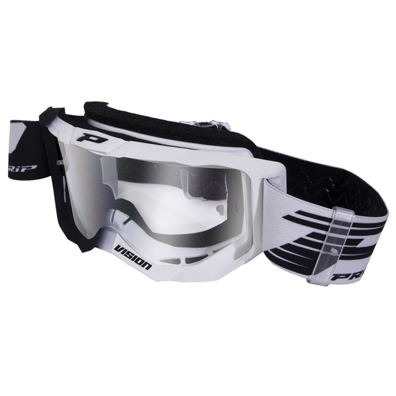 Masque Cross Progrip 3300 Vision Noir / Blanc