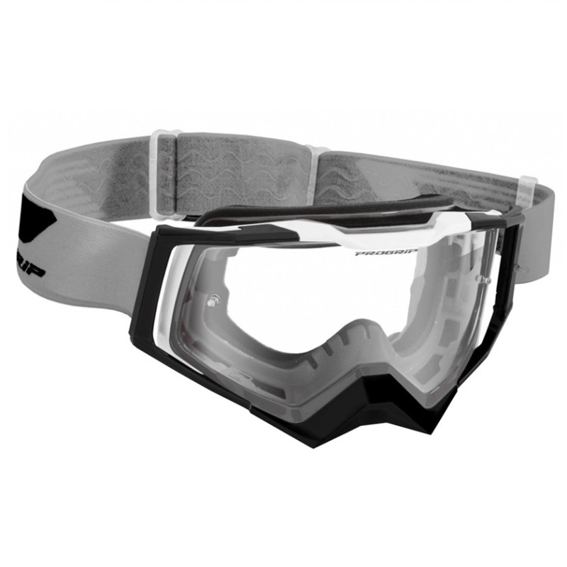 Masque Cross Progrip 3309 Rapid Noir / Gris