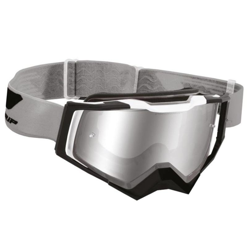 Masque Cross Progrip 3309 Rapid Mirror Noir / Gris