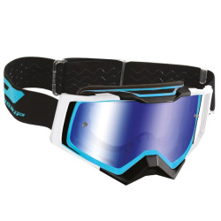 Masque Cross Progrip 3309 Rapid Mirror Bleu / Blanc