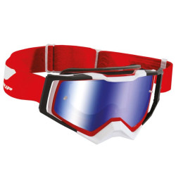 Masque Cross Progrip 3309 Rapid Mirror Rouge / Blanc