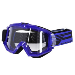 Masque Cross Progrip 3201 Atzaki Bleu