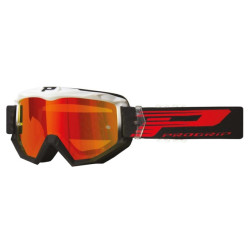 Masque Cross Progrip 3201 Atzaki Mirror Blanc / Noir