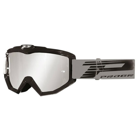Masque Cross Progrip 3201 Atzaki Mirror Noir / Gris