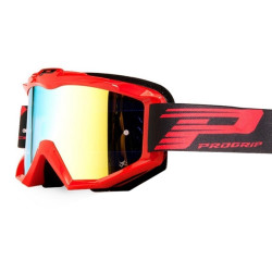 Masque Cross Progrip 3201 Atzaki Mirror Rouge / Noir