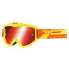 Masque Cross Progrip 3201 Atzaki Mirror Jaune Fluo / Orange