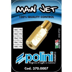 Boite de 10 Gicleur Principal pour Carburateur KEIHIN et POLINI PWK de 180 à 198