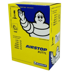 Chambre à Air MICHELIN 16MF Moto 3.25-16 ou 90/90-16 Valve Valve TR4