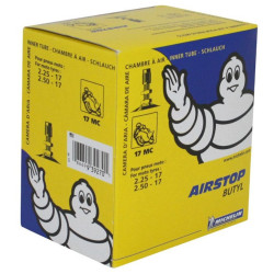 Chambre à Air MICHELIN 17MC Moto 2.25-17 ou 2.50-17 Valve TR4