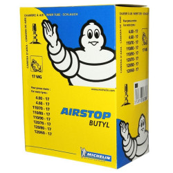 Chambre à Air MICHELIN 17MG Moto 4.00-17 ou 120/80-17 Valve TR4