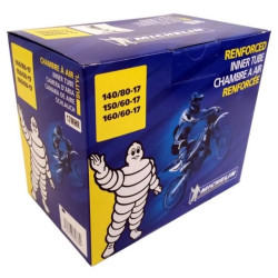 Chambre à Air MICHELIN 17MHR Renforcée Moto 140/80-17 ou 160/60-17 Valve TR4