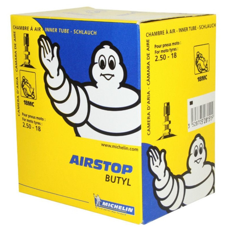 Chambre à Air MICHELIN 18MC Moto 2.50-18 Valve TR4
