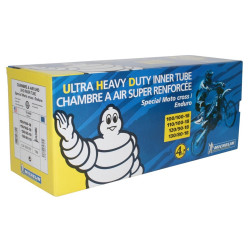 Chambre à Air MICHELIN 18UHD Renforcée Moto 110/100-18 ou 120/90-18 Valve TR4