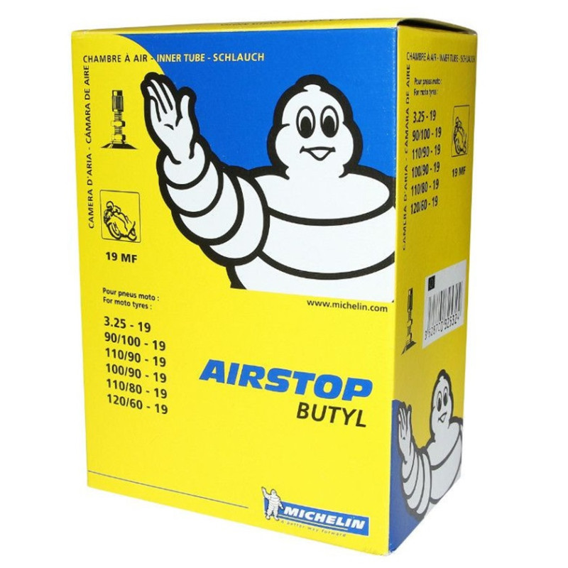 Chambre à Air MICHELIN 19MF Moto 3.25-19 ou 100/90-19 Valve TR4