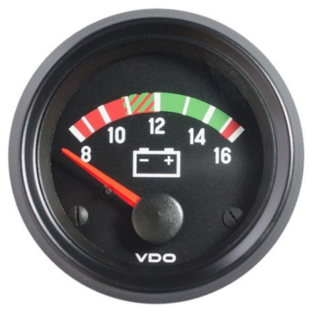 Manomètre Voltmètre VDO 8 à 16 Volts