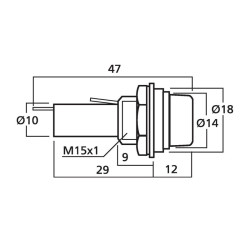 Porte Fusible Encastrable pour Fusible 6.3 x 32 mm
